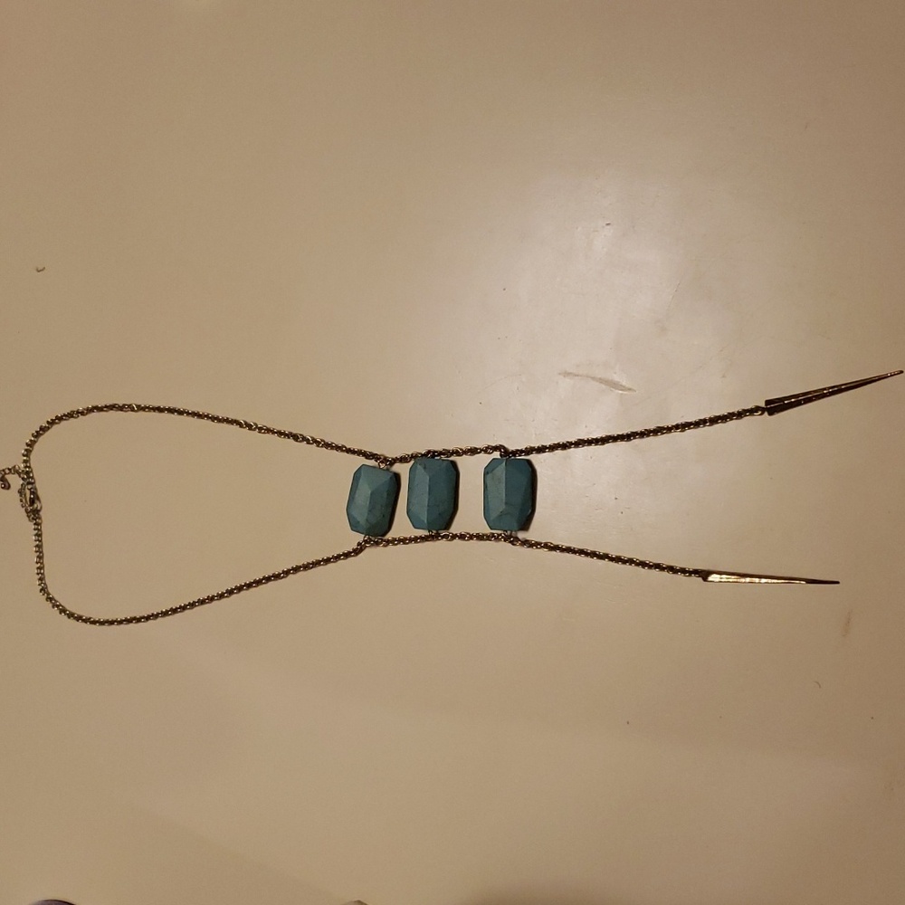 $5 Sale! Turquoise Chain Necklace